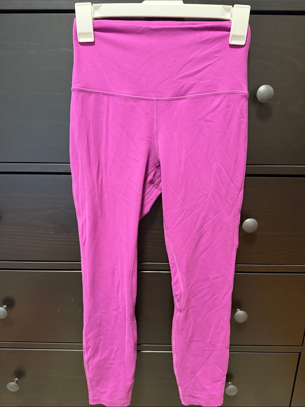 Bright Magenta High-Waist Lululemon Align Leggings 25”